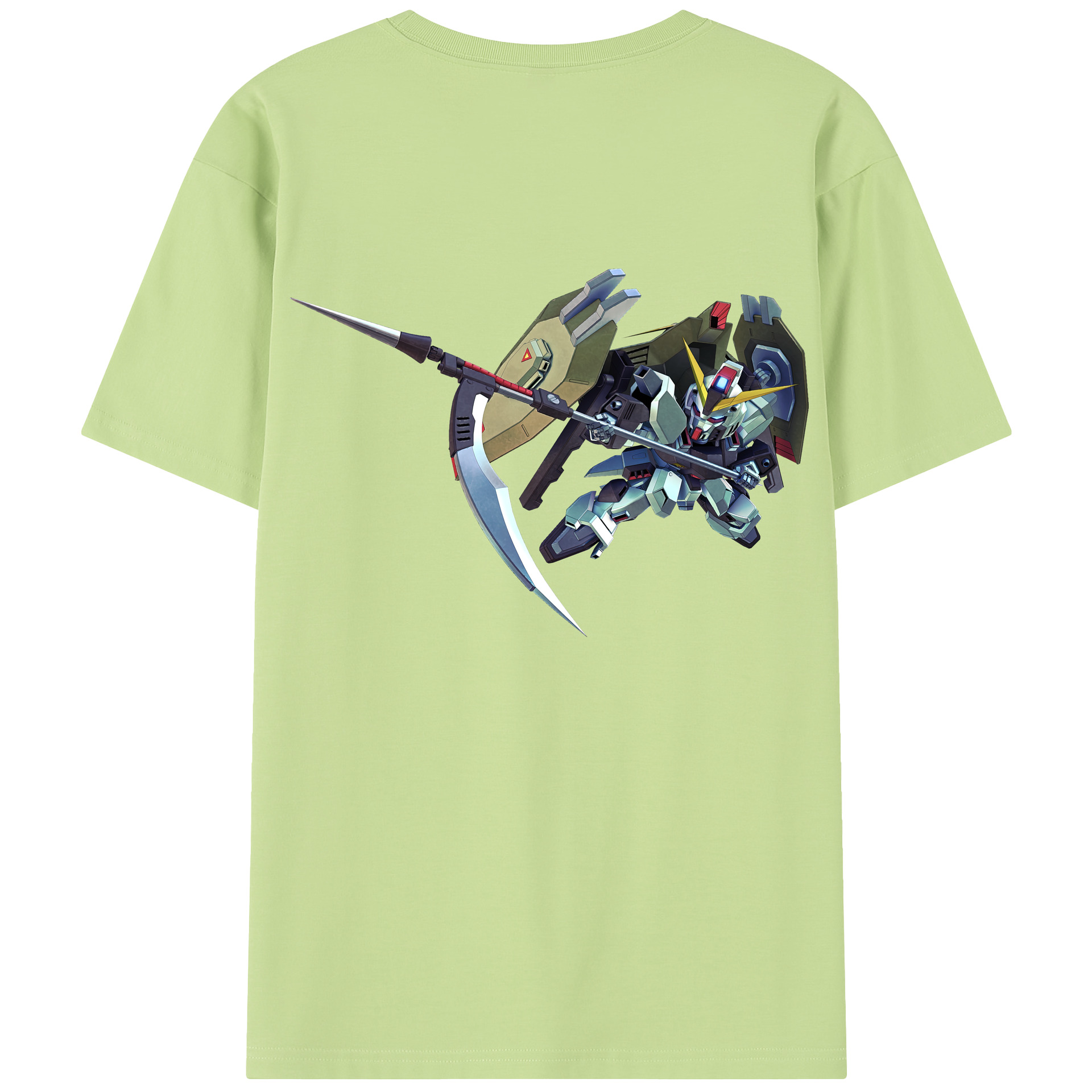 （画像用） 機動戦士ガンダム Mobile Suit Gundam 綿100％半袖Tシャツ（背面プリント）